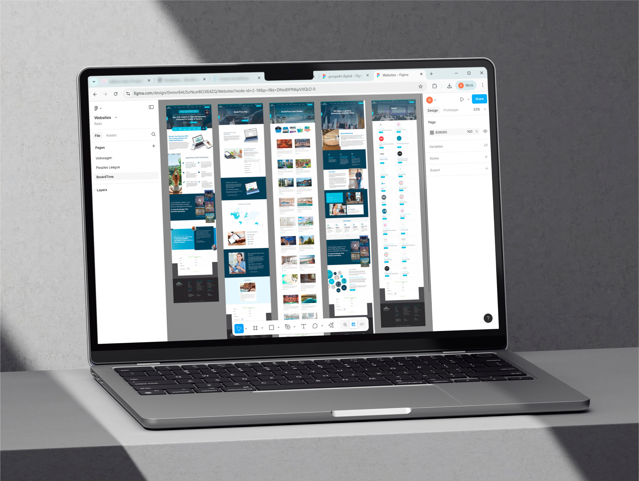 Book4Time SaaS software wordpress development