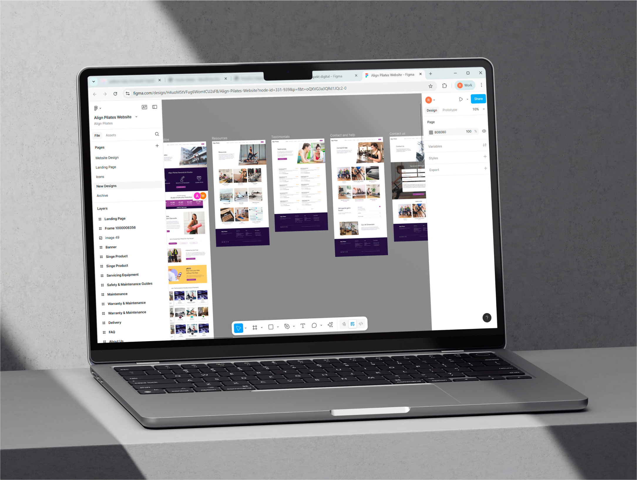 Align Pilates Custom WooCommerce Site