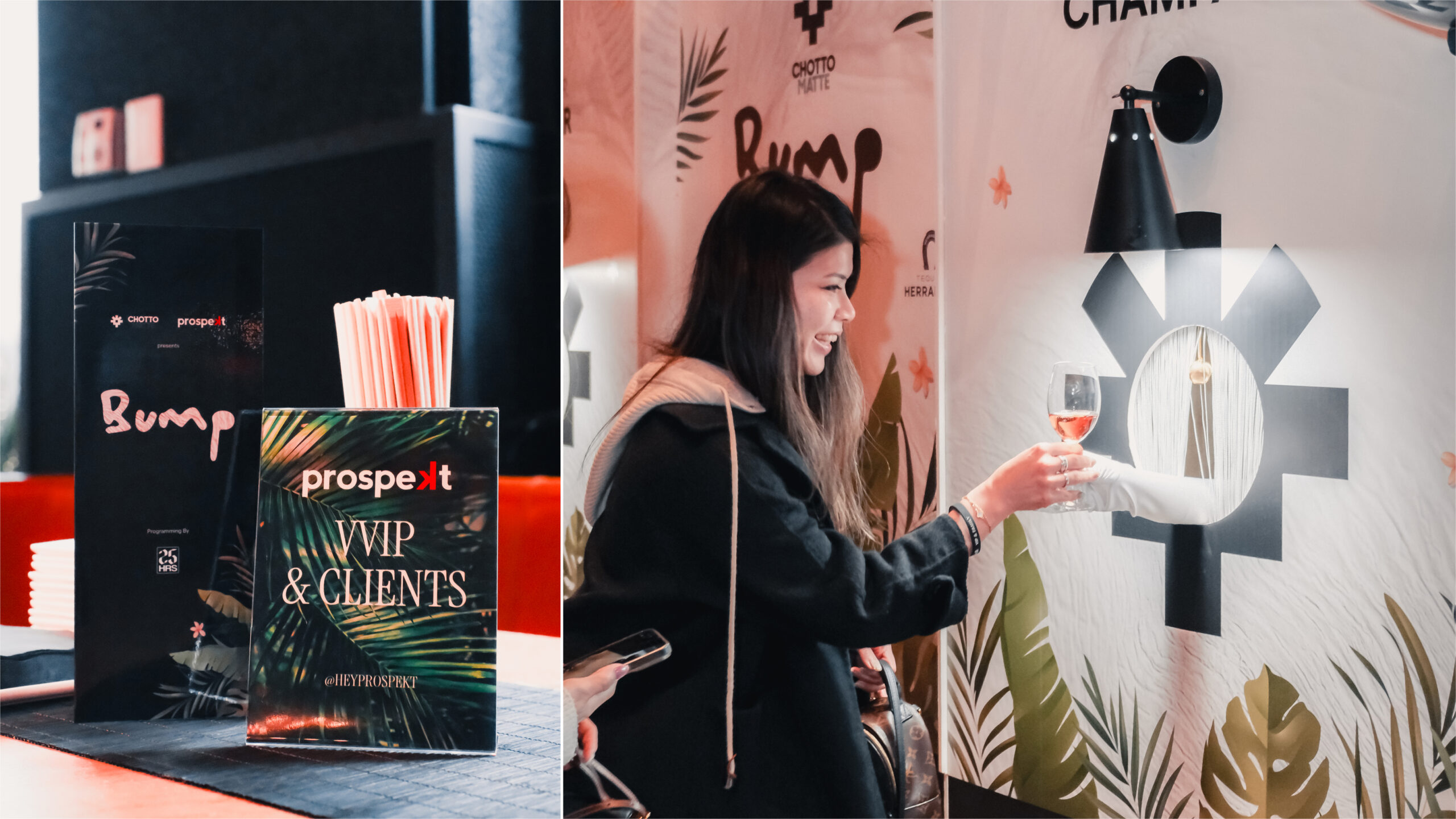 Chotto Matte Toronto caviar champagne bump event