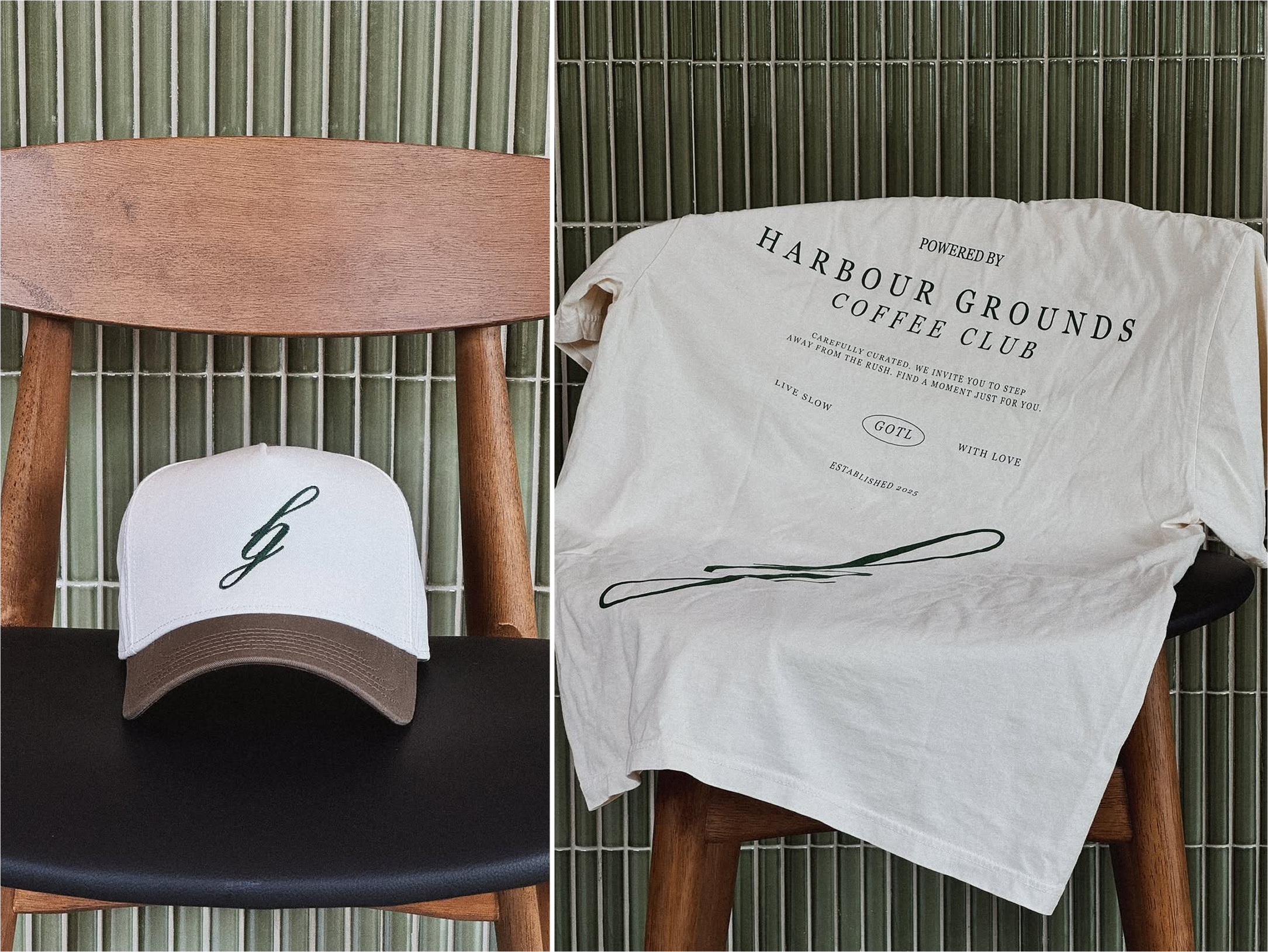 Harbour Grounds cafe merchandise